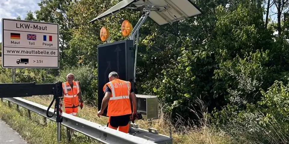 Temporäre Verkehrssicherung mit Traco Systems bei verstärkten Grenzkontrollen 2025